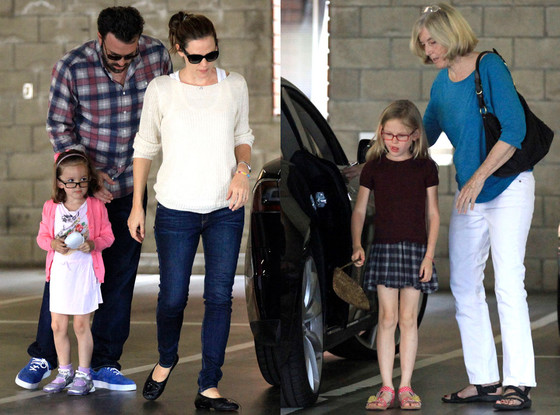 Ben Affleck, Jennifer Garner, Christine Anne Boldt, Seraphina, Violet Ben Affleck, Jennifer Garner, Christine Anne Boldt, Seraphina, Violet